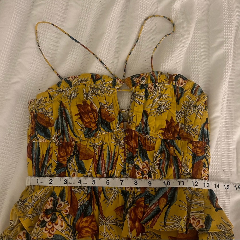 Ulla Johnson Josefine Yellow Floral Maxi Dress - Picture 12 of 15